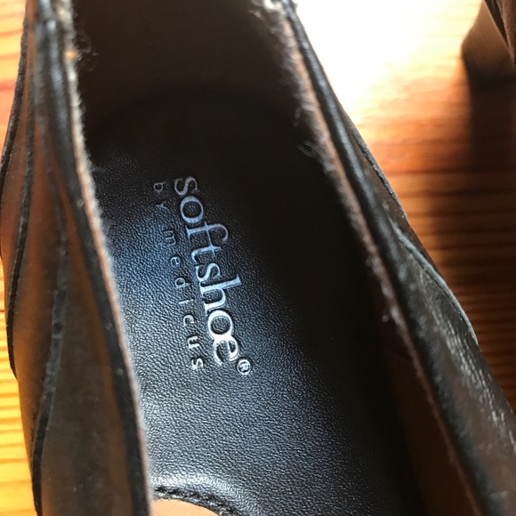 Softshoe by Medicus Black Leather Pumps Heels, EUC, 11 - Picture 2 of 8